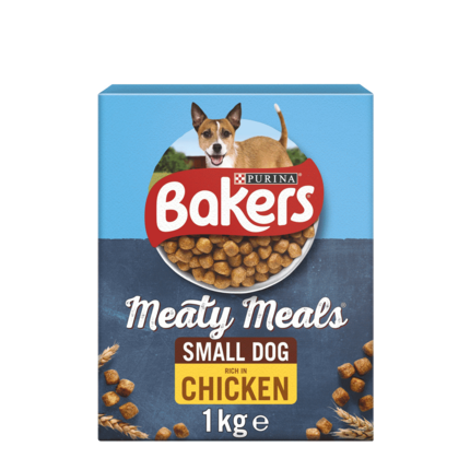 BAKERS® Meaty Meals™ with Chicken Small Dog Dry Food