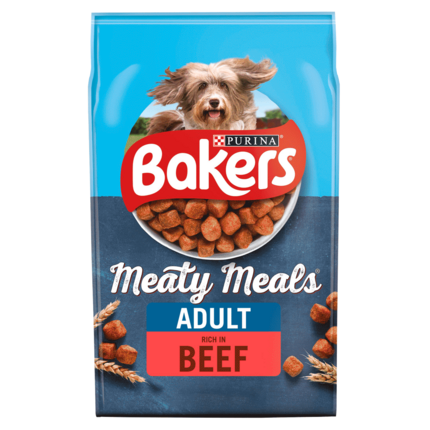 BAKERS® Meaty Meals™ with Beef Adult Dry Dog Food
