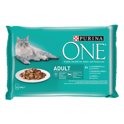Purina ONE® Adult Hochseefisch und grüne Bohnen