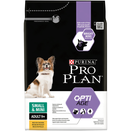 PRO PLAN® SMALL & MINI ADULT OPTIAGE 9+ reich an Huhn