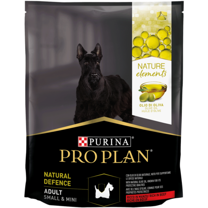 PRO PLAN® NATURE ELEMENTS NATURAL DEFENSE SMALL & MINI ADULT reich an Rind