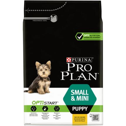 PRO PLAN® SMALL & MINI PUPPY mit OPTISTART reich an Huhn Vorderansicht