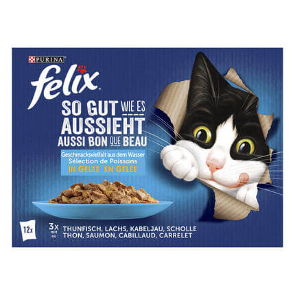 FELIX® So gut wie es aussieht Geschmacksvielfalt aus dem Wasser Vorderansicht