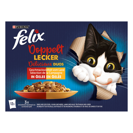 FELIX So gut wie es aussieht Doppelt lecker Geschmacksvielfalt vom Land Vorderansicht