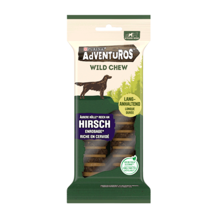 AdVENTuROS Wild Chew Hirsch für mittelgroße Hunde