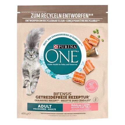 PURINA ONE® GRAIN FREE Adult, Reich an Lachs