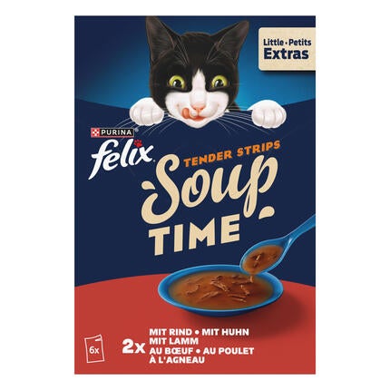 FELIX® Soup Tender Strips Geschmackvielfalt von Land Vorderansicht