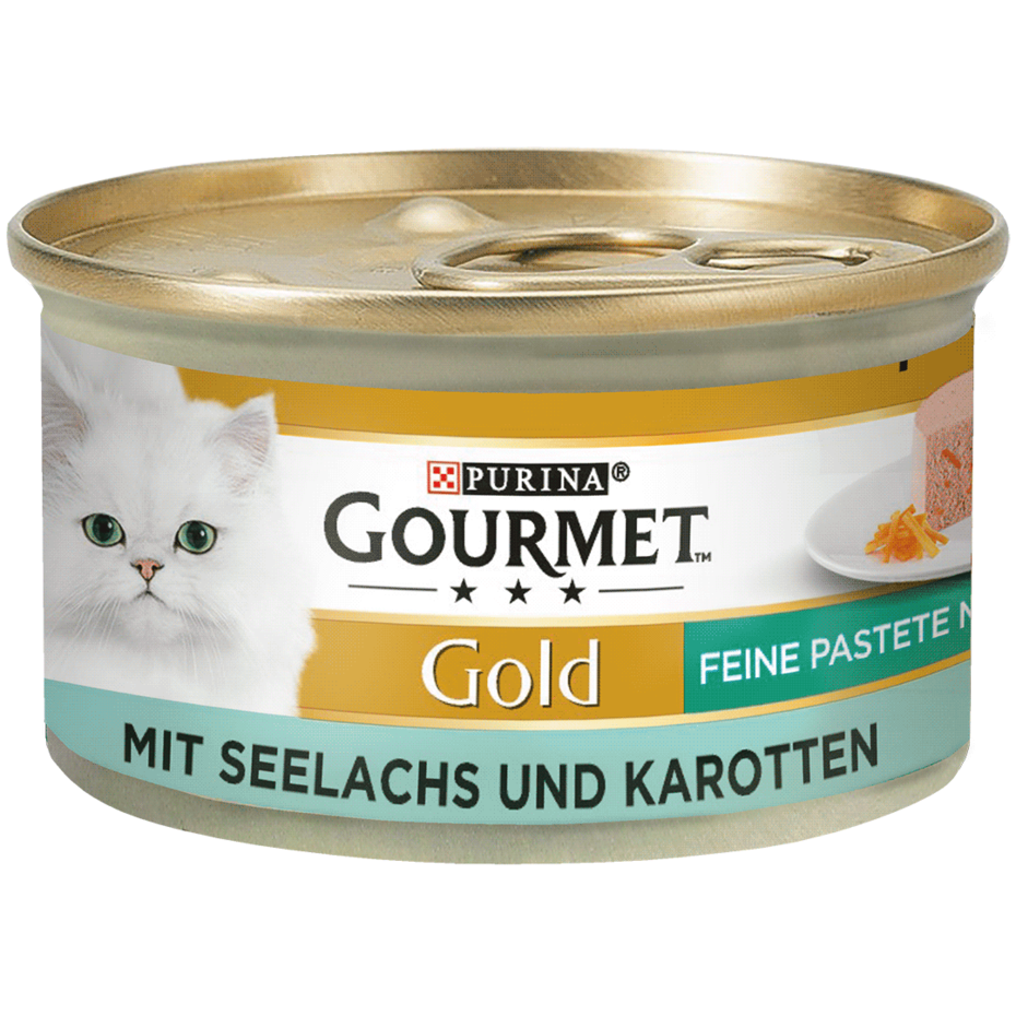 GOURMET™ Gold Feine Pastete mit Seelachs und Karotten