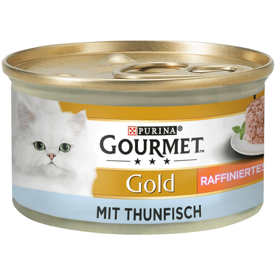 GOURMET Gold Raffiniertes Ragout mit Thunfisch Vorderansicht