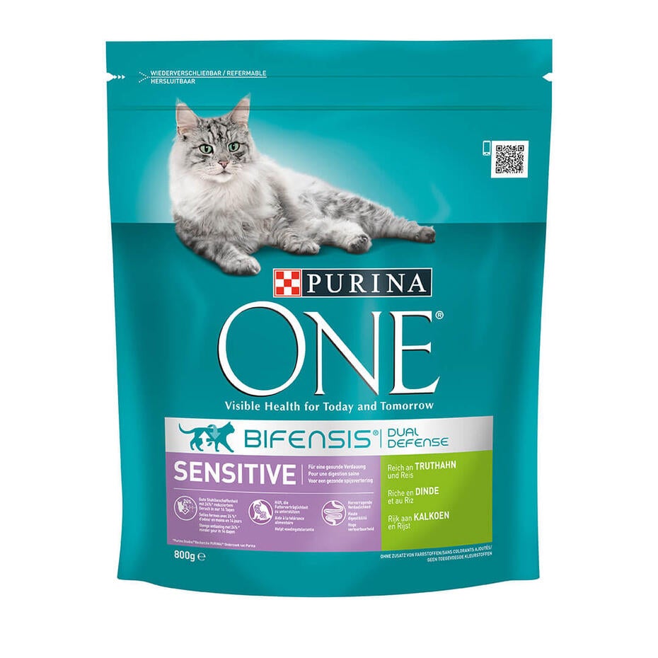 Purina ONE® Sensitive reich an Truthahn und Reis Vorderansicht