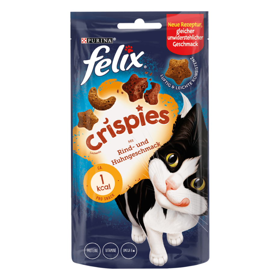FELIX Crispies mit Rind- & Huhngeschmack