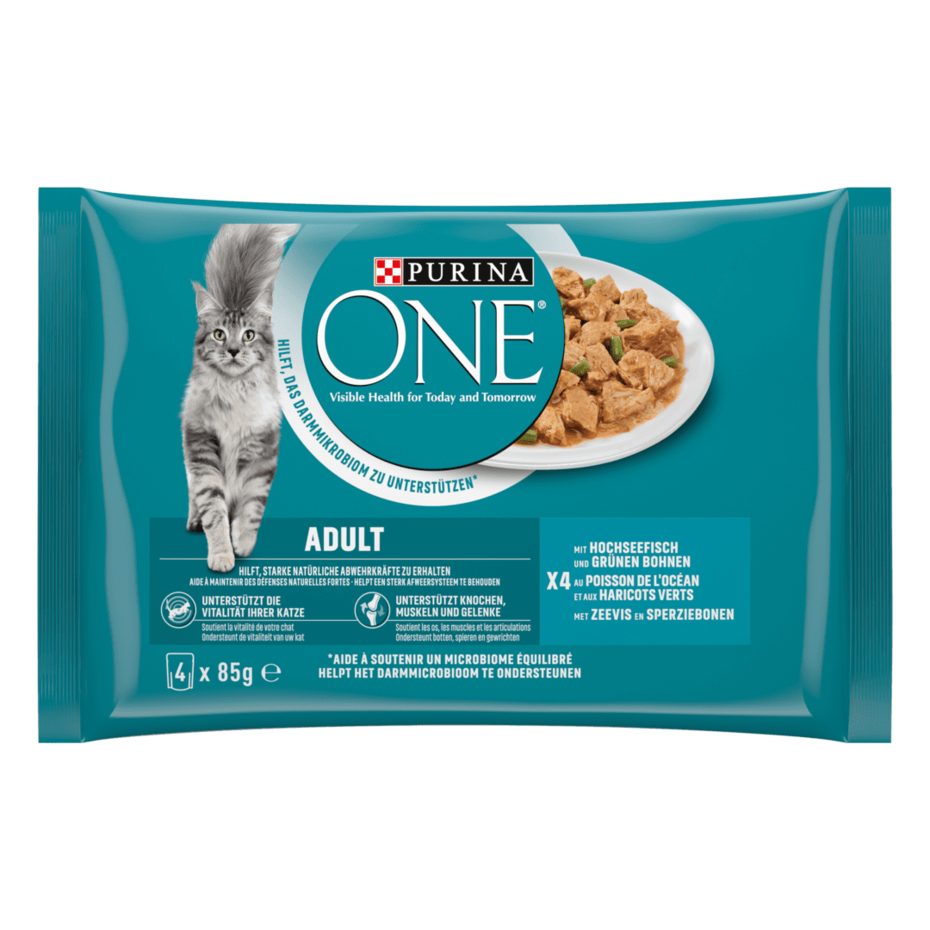 Purina ONE® Adult Hochseefisch und grüne Bohnen
