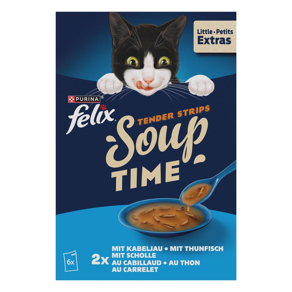 FELIX® Soup Tender Strips Geschmackvielfalt aus dem Wasser