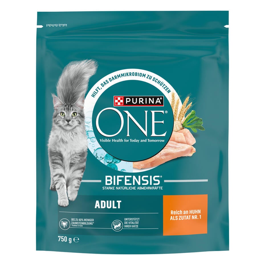 PURINA ONE Adult Katzenfutter reich an Huhn und Vollkorn-Getreide