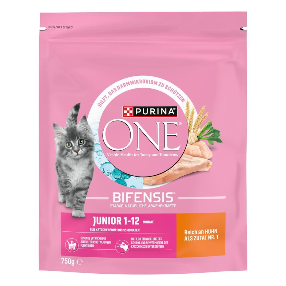PURINA ONE BIFENSIS Junior Trockenfutter mit Huhn