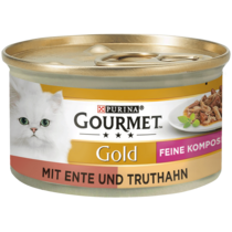 GOURMET® Gold Feine Komposition mit Ente & Truthahn Vorderansicht