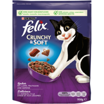 FELIX® Crunchy & Soft mit Lamm, Truthahn und Gemüse