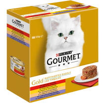 GOURMET Gold Raffiniertes Ragout mit Fleischvariationen Seitenansicht