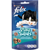 FELIX Play Tubes gebackener Fisch- und Garnelengeschmack Vorderansicht