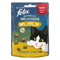 FELIX Naturally Delicious Huhn mit Katzenminze Vorderansicht