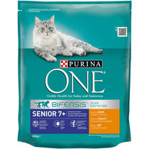 PURINA ONE® BIFENSIS® Senior 7+ mit Huhn Vorderansicht