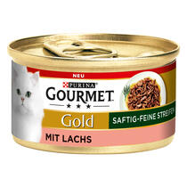 GOURMET Gold Saftig-feine Streifen mit Lachs