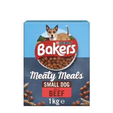 BAKERS® Meaty Meals™ with Beef Small Dog Dry Food