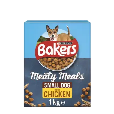 BAKERS® Meaty Meals™ with Chicken Small Dog Dry Food