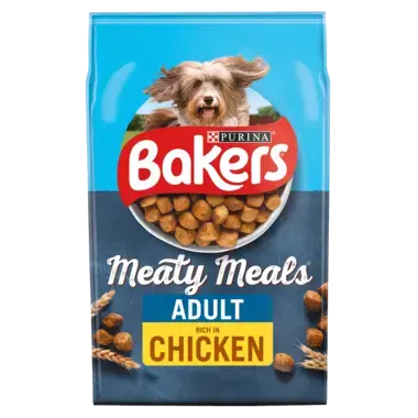 BAKERS® Meaty Meals™ with Chicken Adult Dry Dog Food