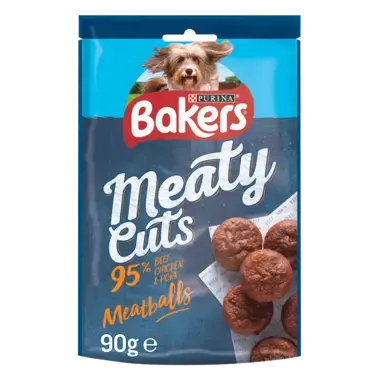 BAKERS® Meaty Cuts Delicious Meatballs Dog Treats