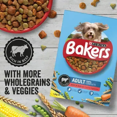 BAKERS® Beef with Vegetables Dry Dog Food