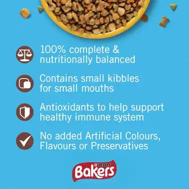 BAKERS® Small Dog Chicken with Vegetables Dry Dog Food