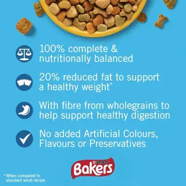 BAKERS® Weight Control Chicken with Vegetables Dry Dog Food