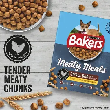 BAKERS® Meaty Meals™ with Chicken Small Dog Dry Food