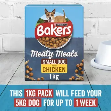 BAKERS® Meaty Meals™ with Chicken Small Dog Dry Food