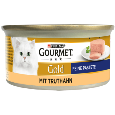 GOURMET Gold Feine Pastete mit Truthahn Seitenansicht