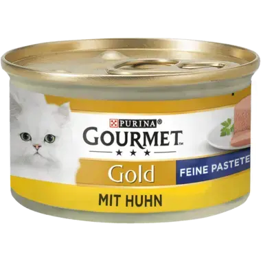 GOURMET Gold Feine Pastete mit Huhn Vorderansicht
