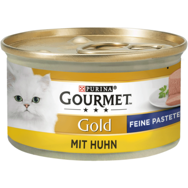 GOURMET Gold Feine Pastete mit Huhn Vorderansicht