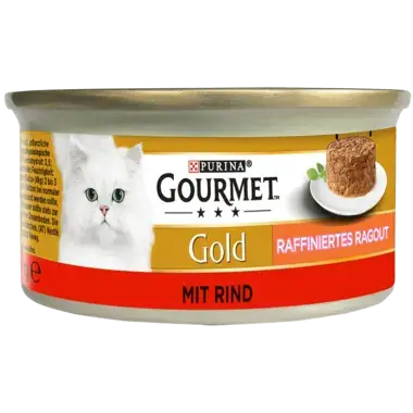 GOURMET Gold Raffiniertes Ragout mit Rind Seitenansicht