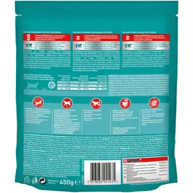 Purina ONE® Sterilcat reich an Rind und Weizen Rückseite