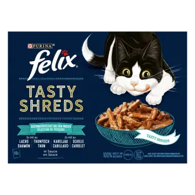 FELIX® Tasty Shreds Geschmackvielfalt aus dem Wasser Vorderansicht