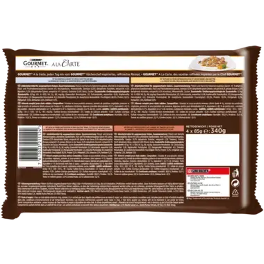 GOURMET A la Carte Rezepte des Küchenchefs mit Hochseefisch, Truthahn, Lachs, Ente Rückseite