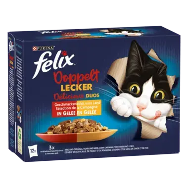 FELIX So gut wie es aussieht Doppelt lecker Geschmacksvielfalt vom Land Seitenansicht