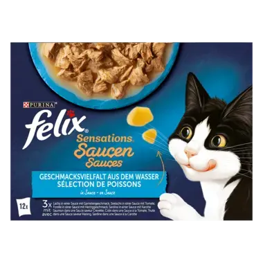 FELIX Sensations Saucen Geschmacksvielfalt aus dem Wasser Vorderansicht