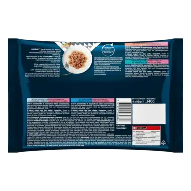 GOURMET Perle Genuss des Meeres mit Hochseefisch, Garnlen, Lachs und Thunfisch Rückseite
