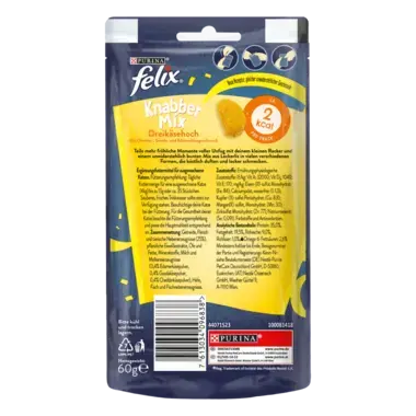 FELIX KnabberMix Dreikäsehoch Rückseite