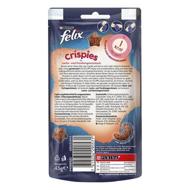 FELIX Crispies mit Lachs- & Forellengeschmack Rückseite