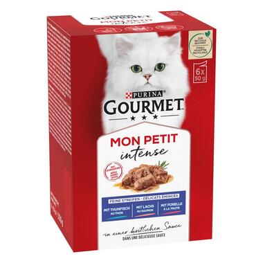 GOURMET® Mon Petit mit Forelle, Lachs, Thunfisch Seitenansicht