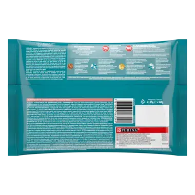 PURINA ONE Sterilcat mit Lachs und Karotten Rückseite