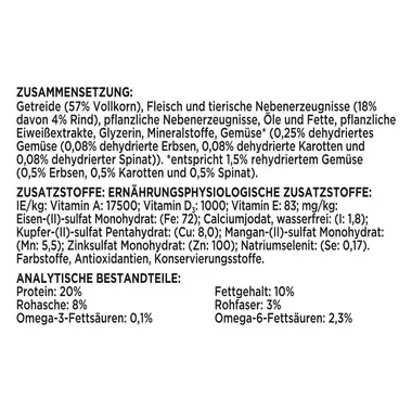 BENEFUL® Original mit Rind, Gartengemüse und Vitaminen